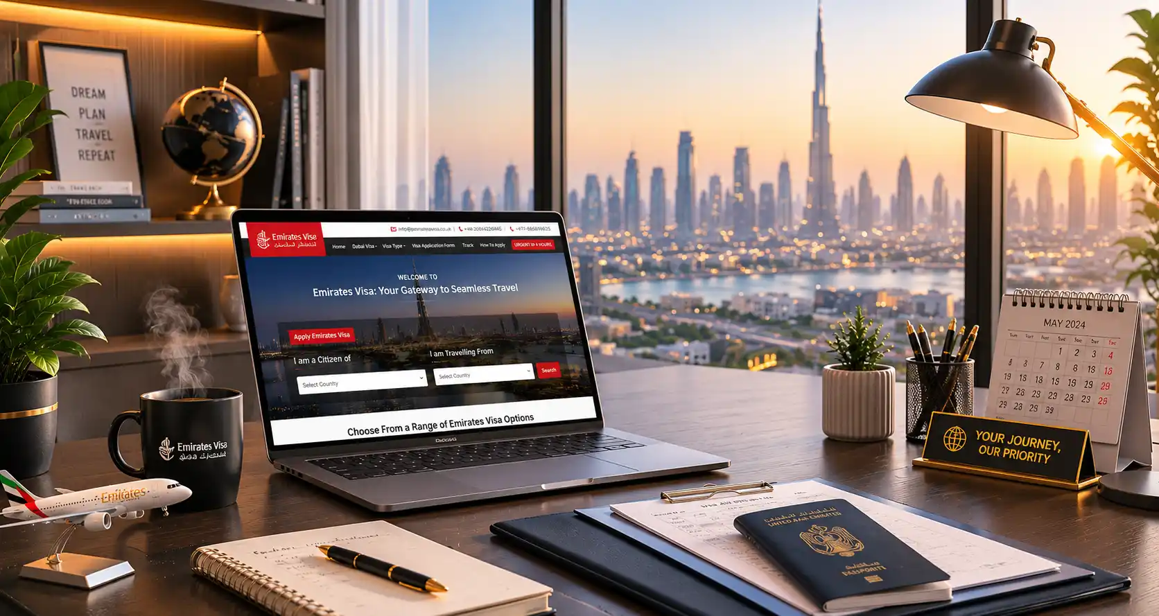 Apply For Urgent Dubai Visa Online & Get Approval in 4 Hours 